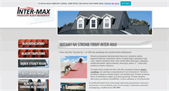 Desktop Screenshot of inter-max.pl